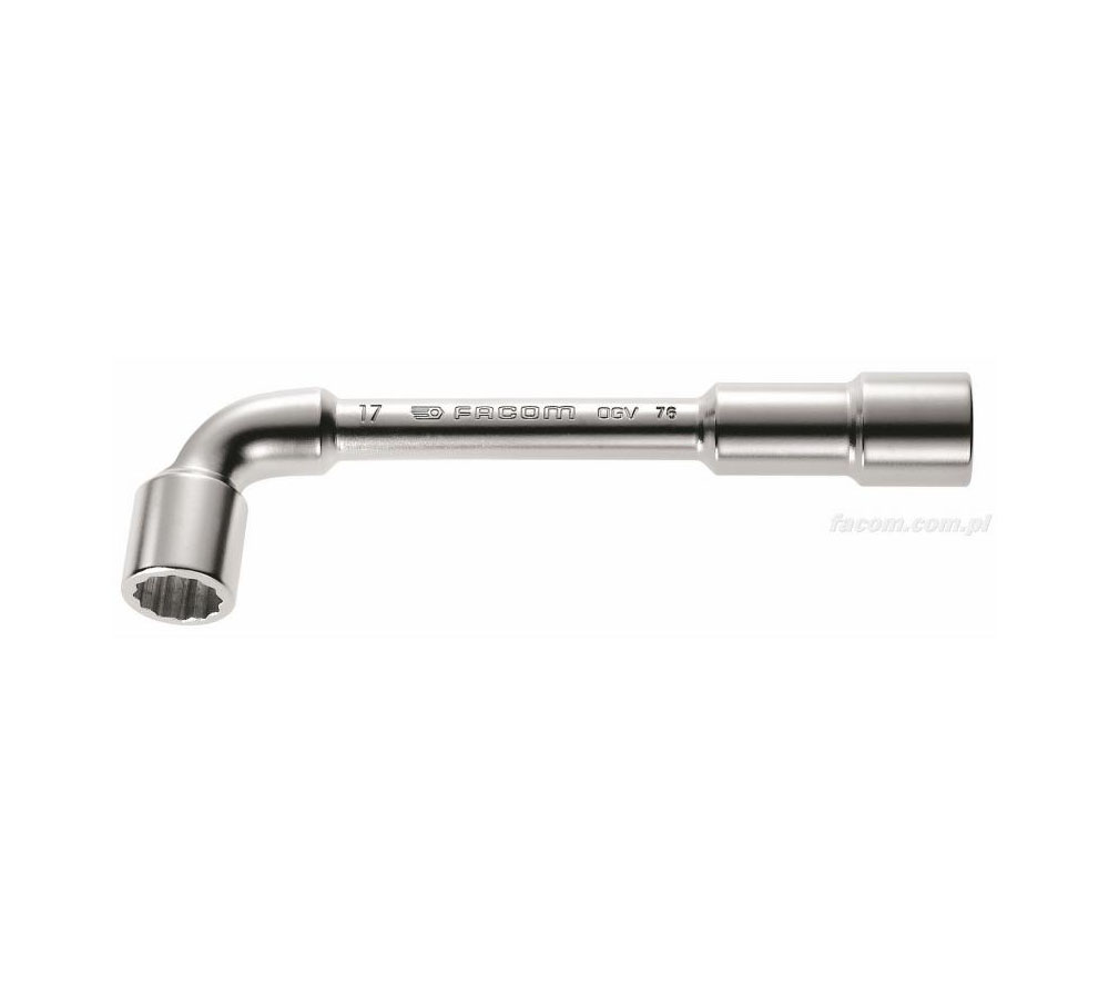 Clé à pipe débouchée forgée 12 pans x 6 pans 17 Facom | 76.17